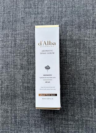 Сироватка-спрей двофазна d'alba piedmont white truffle aromatic spray serum в об'ємі 60 мл