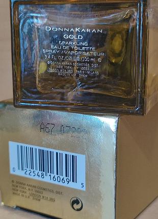 Donna karan gold sparkling edt 100/70ml 2