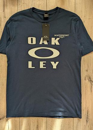 Хлопковая футболка oakley bark ellipse, размер m новая