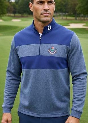 Светр пуловер для гольфу footjoy chill-out клубу the west lancashire golf club