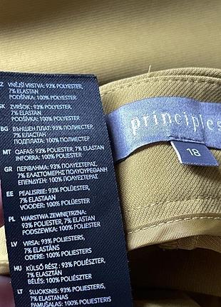 Брюки гірчичні principles р.18/20 8