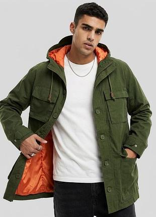 Куртка levi’s парка s хакі