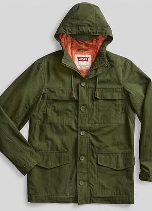 Куртка levi’s парка s хакі 2