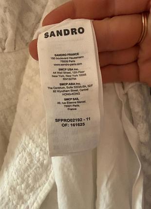 Біле плаття,сукня sandro з прошви 7