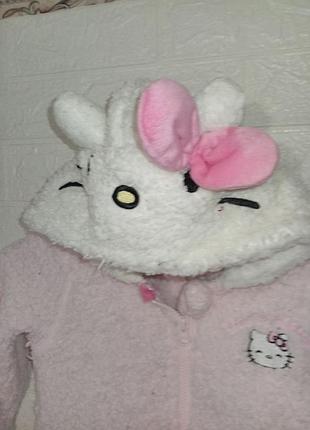 Теплий кігурумі hello kitty 8-9 років 2