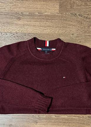 Шерстяной свитер tommy hilfiger.