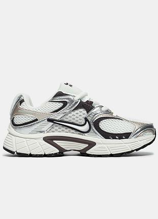 Женские серые кроссовки nike v5 rnr white metallic silver black х раннер 37