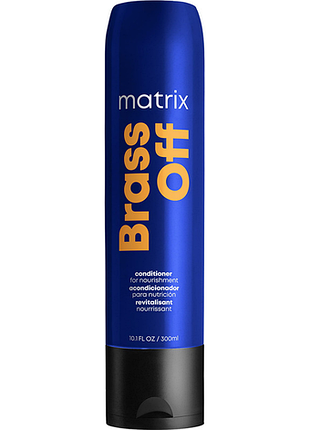 Кондиционер для питания и придания блеска волосам оттенков шатен brass off matrix,300 мл