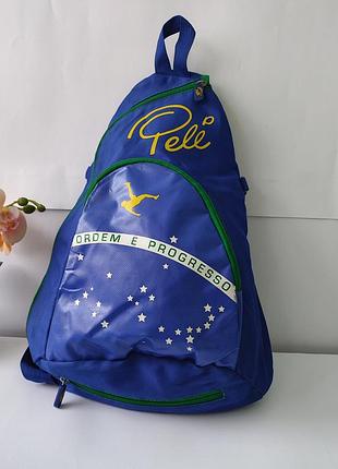 Футбольный рюкзак pele crossbody, футбольная сумка brazil limited edition