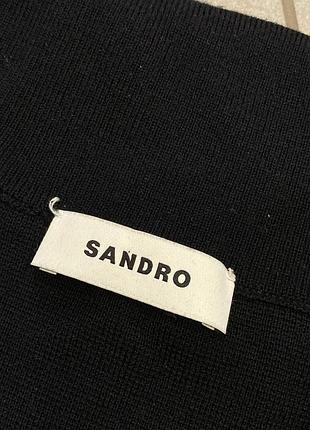 Вовняний зіп светр sandro 6