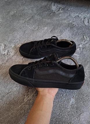 Оригинальные кеды vans black / black triple black