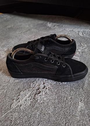 Оригинальные кеды vans black / black triple black 3
