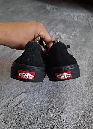 Оригинальные кеды vans black / black triple black 8