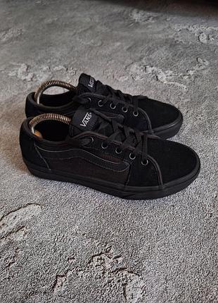 Оригинальные кеды vans black / black triple black 4