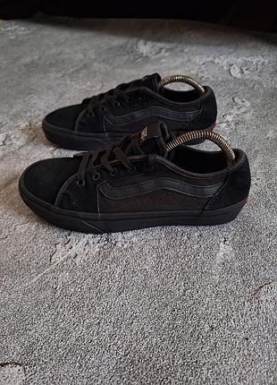 Оригинальные кеды vans black / black triple black 2