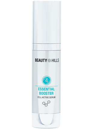 Бустер укрепляющий для всех типов кожи essential booster beauty hills, 30 мл