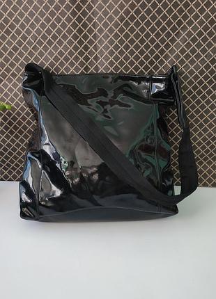 Шоппер женский лаковый 2