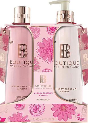 Набір для тіла cherry blossom & peony duo boutique, (500 мл/500 мл)
