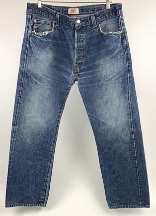Джинси vintage levi's 501 original straight leg розмір w36 l30