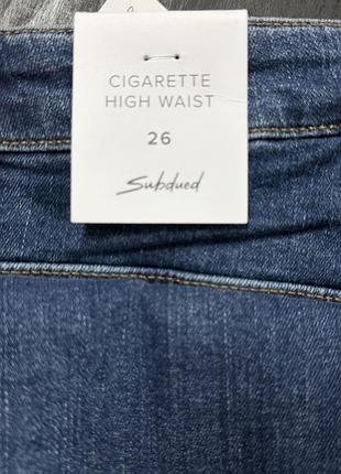 Джинси cigarette high waist 6