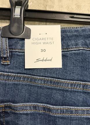 Джинси cigarette high waist 7