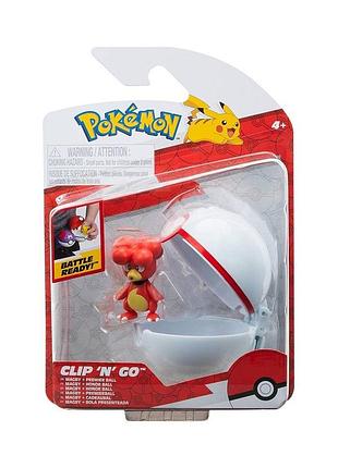 Ku ігровий набір pokemon universal fit магбі фігурка покебол для дітей від 4 років колекційна іграшка uni2l_k