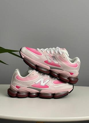 New balance 2000 white grey pink 5