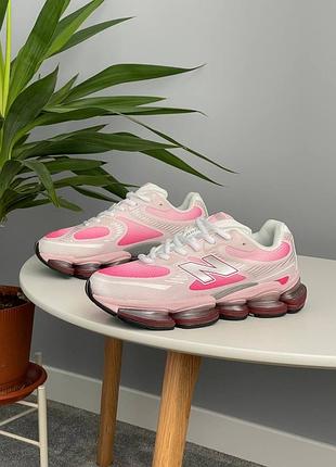 New balance 2000 white grey pink 8