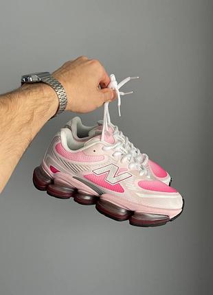 New balance 2000 white grey pink 7
