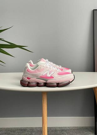 New balance 2000 white grey pink 10