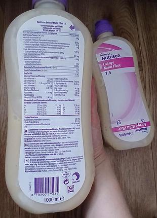 Nutricia nutrison energy multi fibre 1000ml. 1.5 kcal 6
