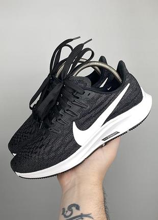Оригінальні кросівки nike air zoom pegasus 36 чорні 38 р. 24 см