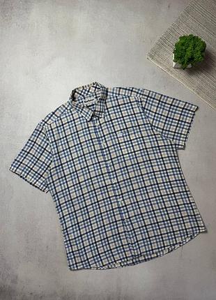 Сорочка з коротким рукавом теніска чоловіча barbour оригінал преміальна xxl/xl розмір рубашка