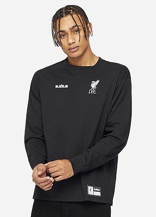 Лонгслив, кофта nike lebron james x liverpool fc 22/23 max 90 longsleeve