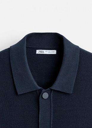 Кофта zara кардиган 6674/313 navy blue 4