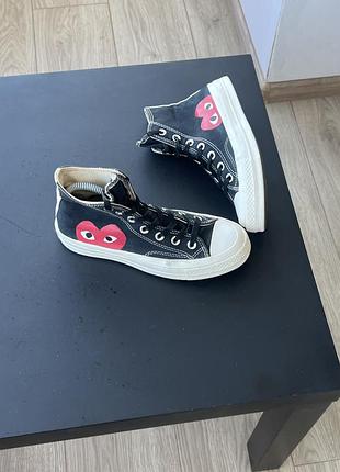 Кеди converse x comme des garçons 4