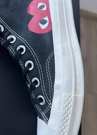 Кеди converse x comme des garçons 9