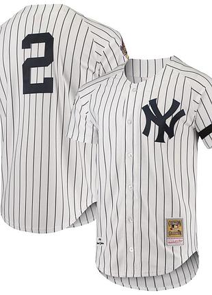 Men's mitchell & ness white new york yankees cooperstown collection 1996 authentic home jersey xxl
