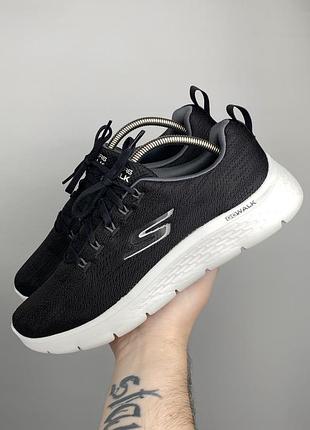 Оригінальні кросівки skechers go walk чорні 42 р. 26.5 см