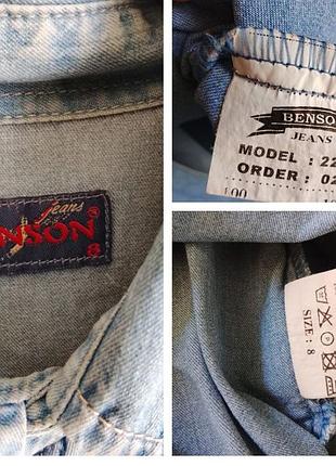Джинсова сорочка benson jeans 3