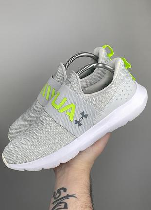 Оригінальні кросівки under armour hovr / slip-speed / essential сірі 44 р. 28 см