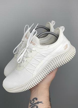 Оригінальні кросівки skechers білі 40 р. 27 см