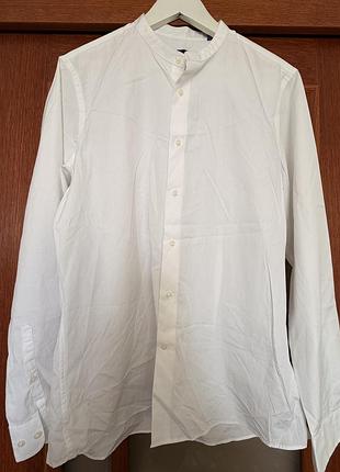 Чоловіча сорочка, біла, slim fit