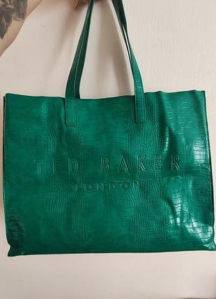Оригинальная сумка ted baker croccon large icon bag