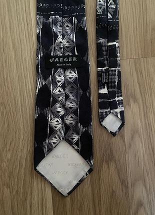 Вінтажна краватка jaeger 100% шовк