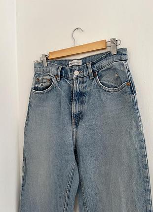 Джинси zara блакитні сині розмір 28 висока посадка