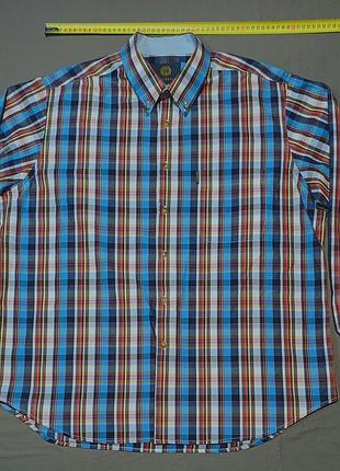 Комір 44 см viyella  size xl  картата  сорочка     100% cotton  гудзики брендовані
