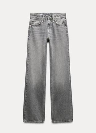 Zara серые джинсы eur40