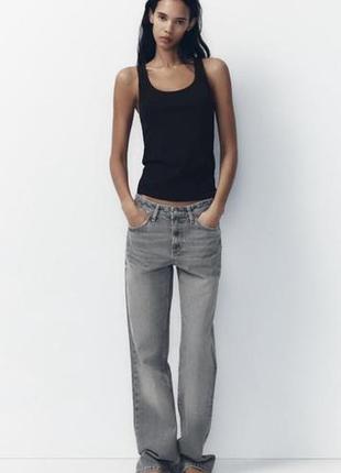 Zara серые джинсы eur40 2