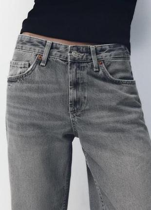 Zara серые джинсы eur40 3